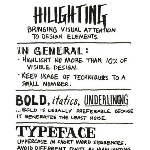 Universal Principles of Design: Highlighting