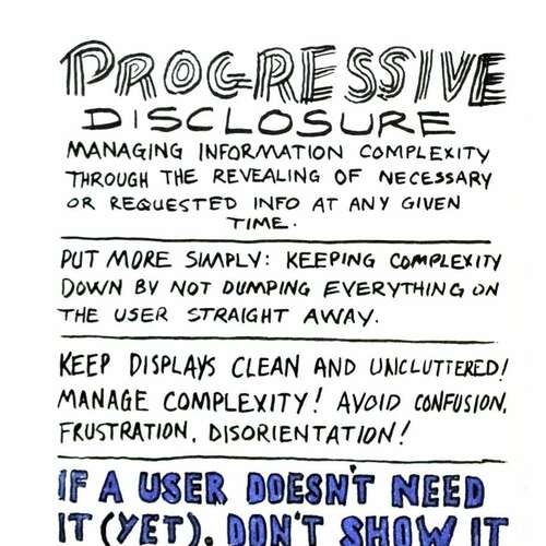 Universal Principles of Design: Progressive Disclosure