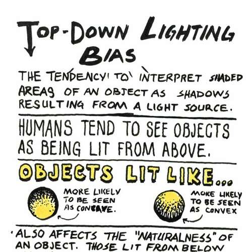 Universal Principles of Design: Top-Down Lighting Bias