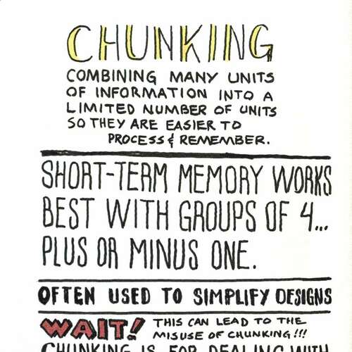 Universal Principles of Design: Chunking