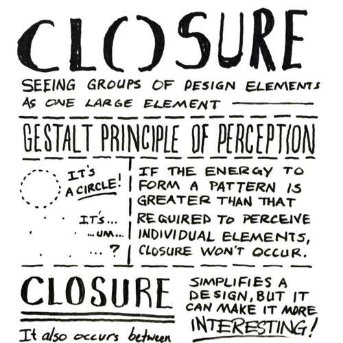 Universal Principles of Design: Closure