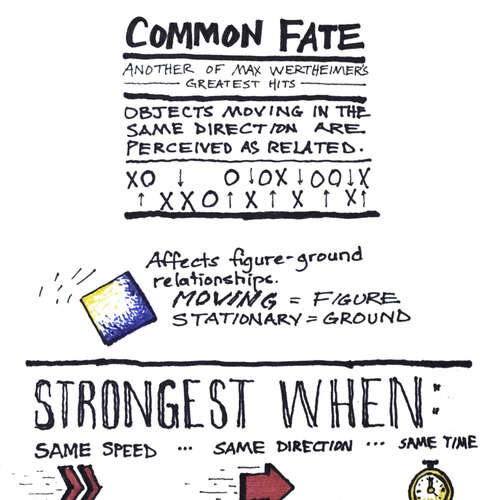 Universal Principles of Design: Common Fate