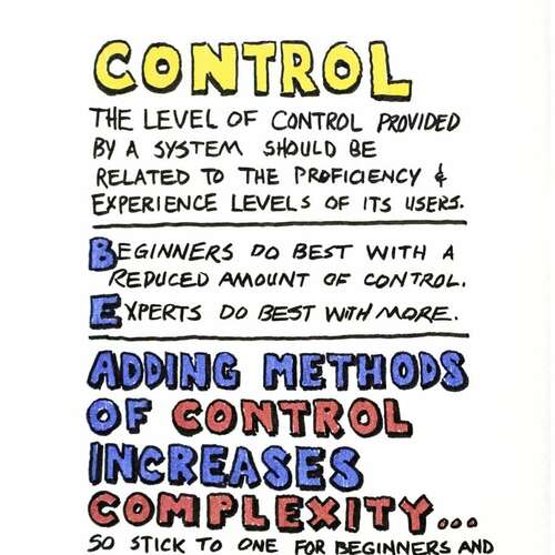 Universal Principles of Design: Control